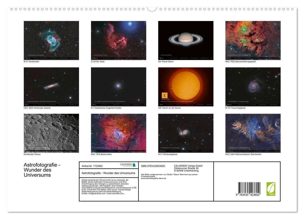 Bild: 9783435003600 | Astrofotografie - Wunder des Universums (Wandkalender 2025 DIN A2...