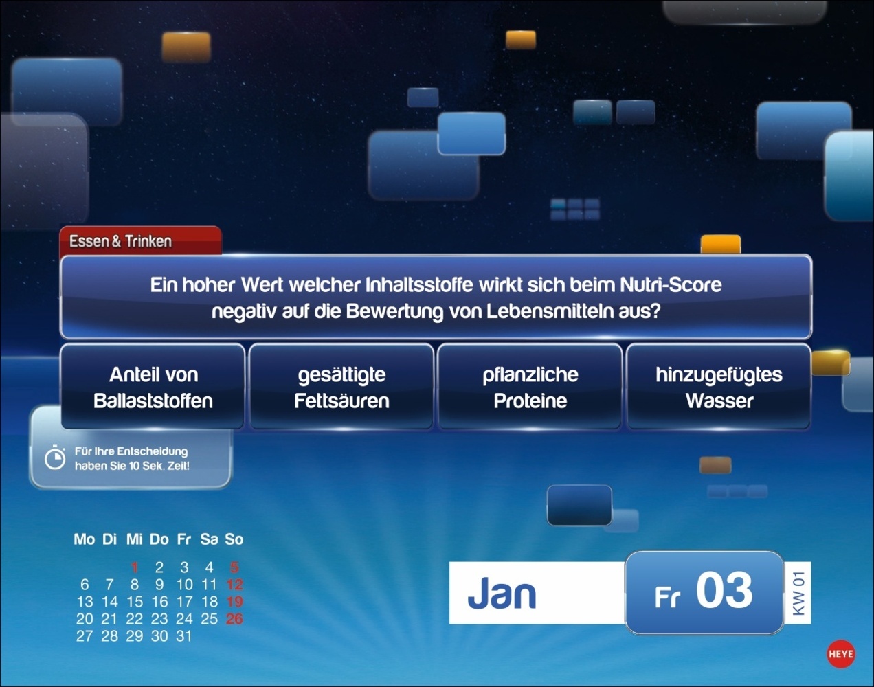 Bild: 9783756408900 | Quizduell Olymp Tagesabreißkalender 2025 | Kalender | Geblockt | 2025