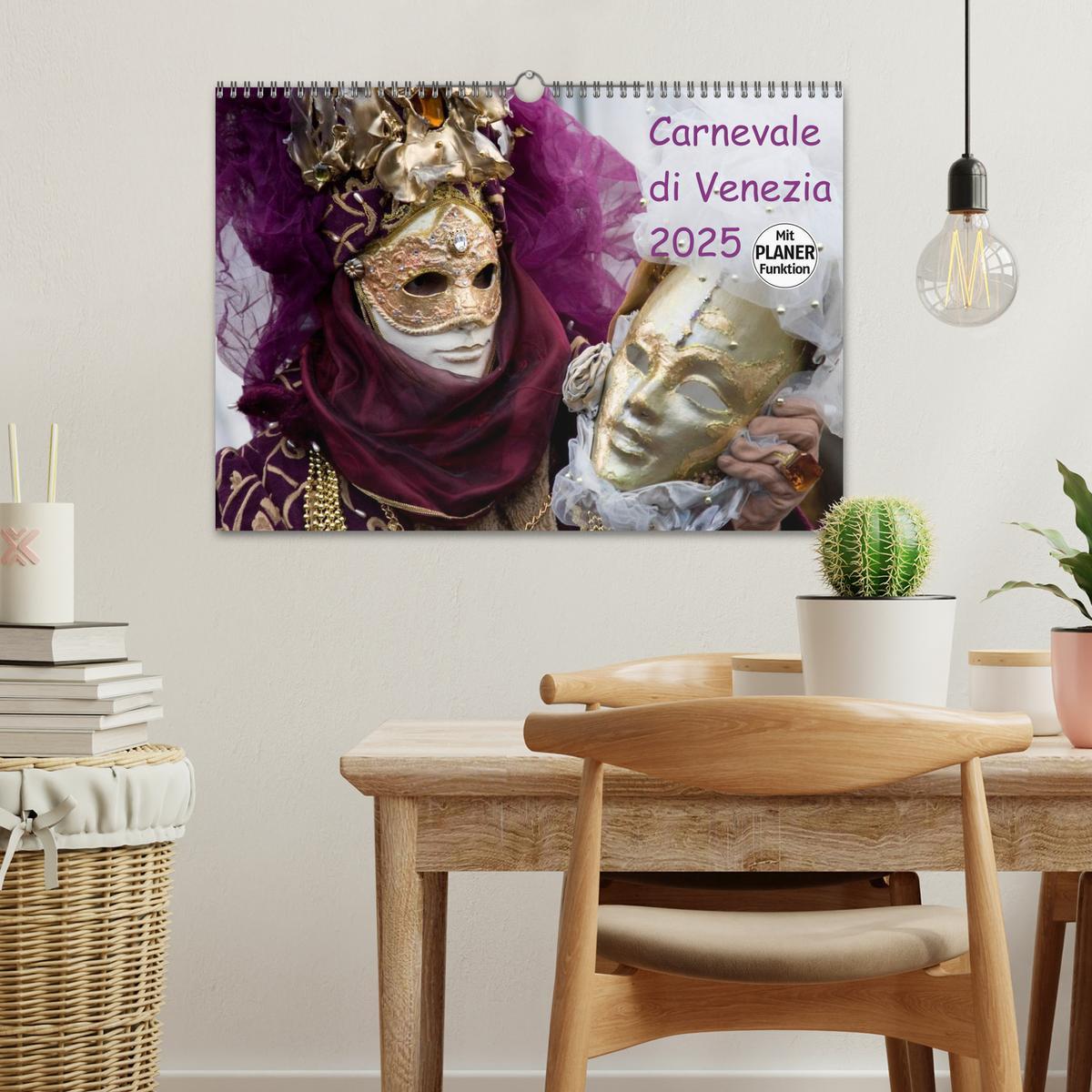 Bild: 9783435552962 | Carnevale di Venezia 2025 (Wandkalender 2025 DIN A3 quer), CALVENDO...