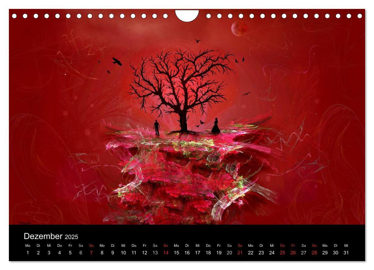 Bild: 9783435830046 | Der Fantasy Kalender (Wandkalender 2025 DIN A4 quer), CALVENDO...