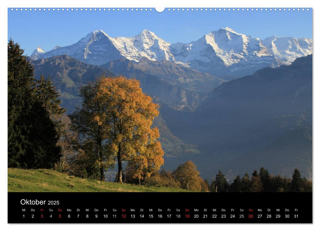 Bild: 9783435770267 | Berner Oberland (Wandkalender 2025 DIN A2 quer), CALVENDO...