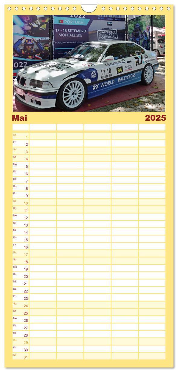 Bild: 9783457221860 | Familienplaner 2025 - Rally Ikonen mit 5 Spalten (Wandkalender, 21...