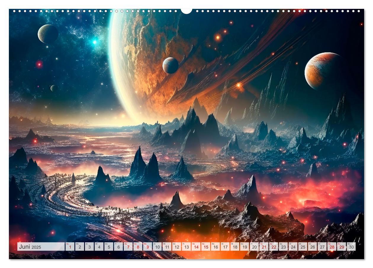 Bild: 9783383853265 | SCIENCE-FICTION Leben auf fernen Planeten (Wandkalender 2025 DIN A2...