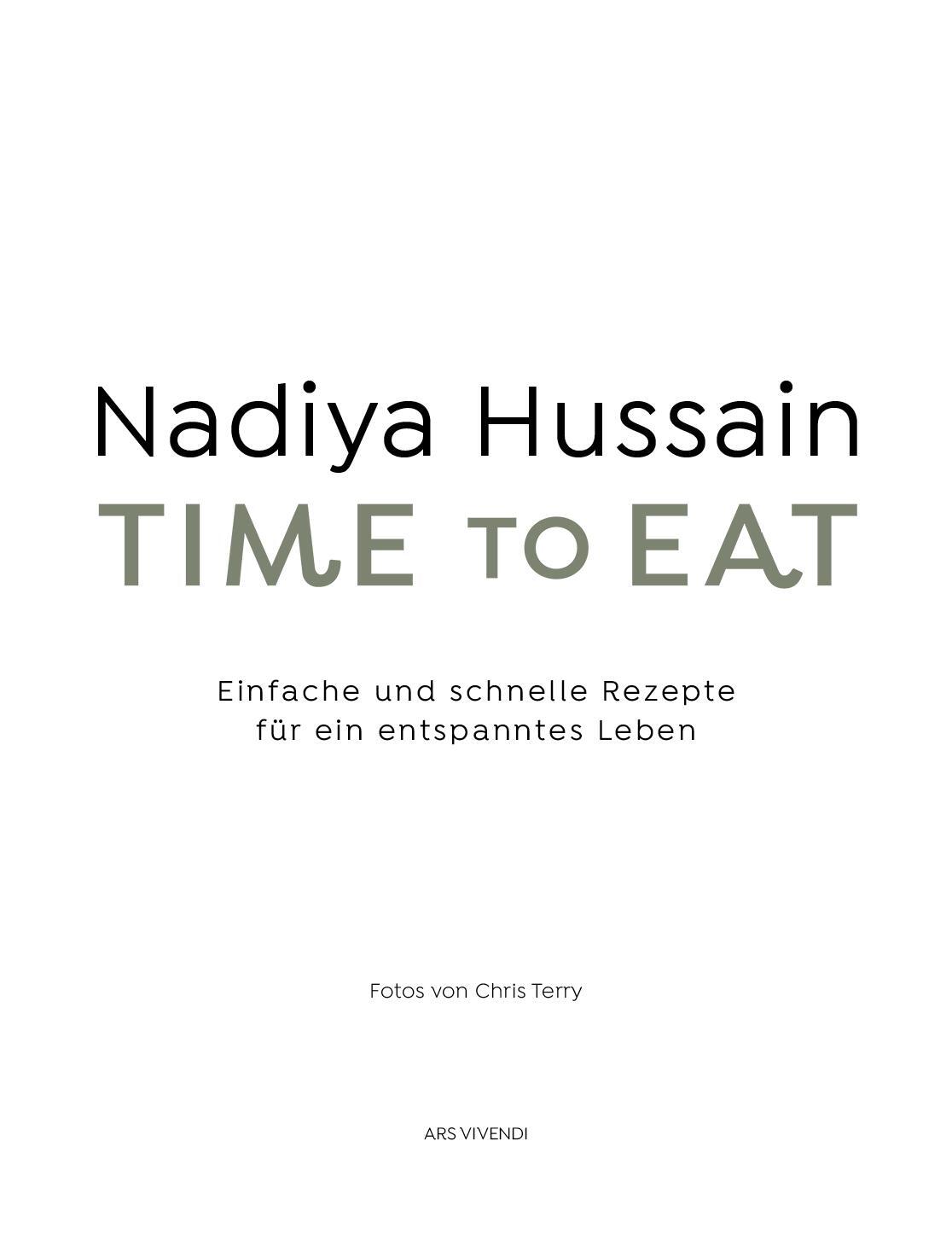 Bild: 9783747202487 | Time to eat | Einfache und schnelle Rezepte für ein entspanntes Leben