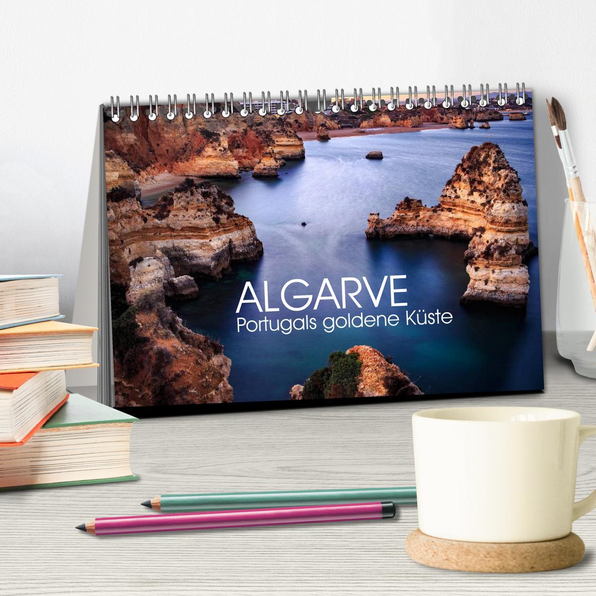 Bild: 9783435477357 | Algarve - Portugals goldene Küste (Tischkalender 2025 DIN A5 quer),...