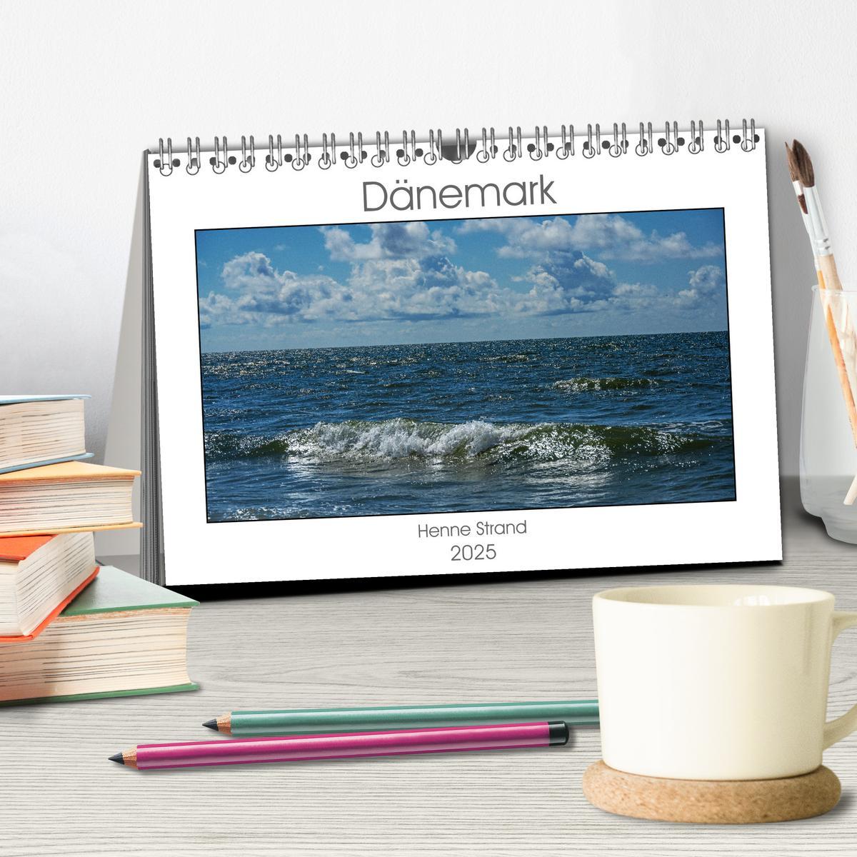 Bild: 9783435021543 | Dänemark - Henne Strand (Tischkalender 2025 DIN A5 quer), CALVENDO...