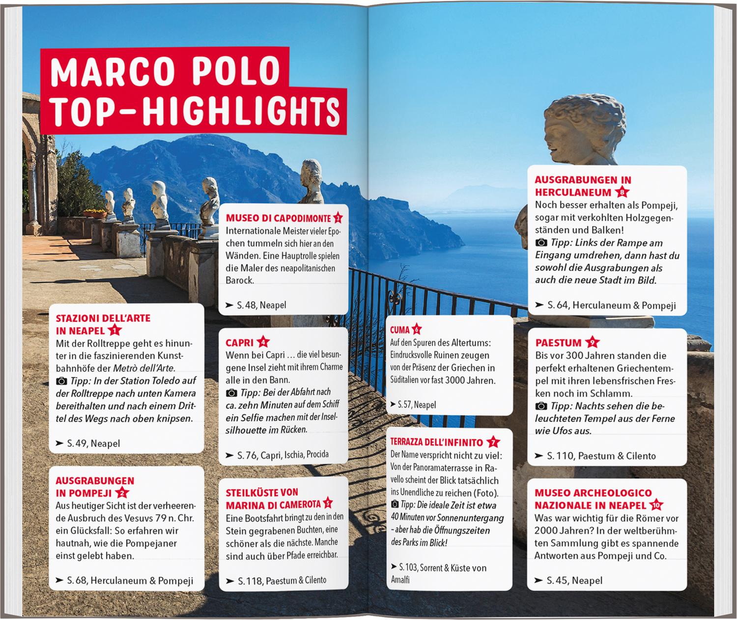 Bild: 9783829737487 | MARCO POLO Reiseführer Golf von Neapel, Amalfi, Ischia, Capri,...