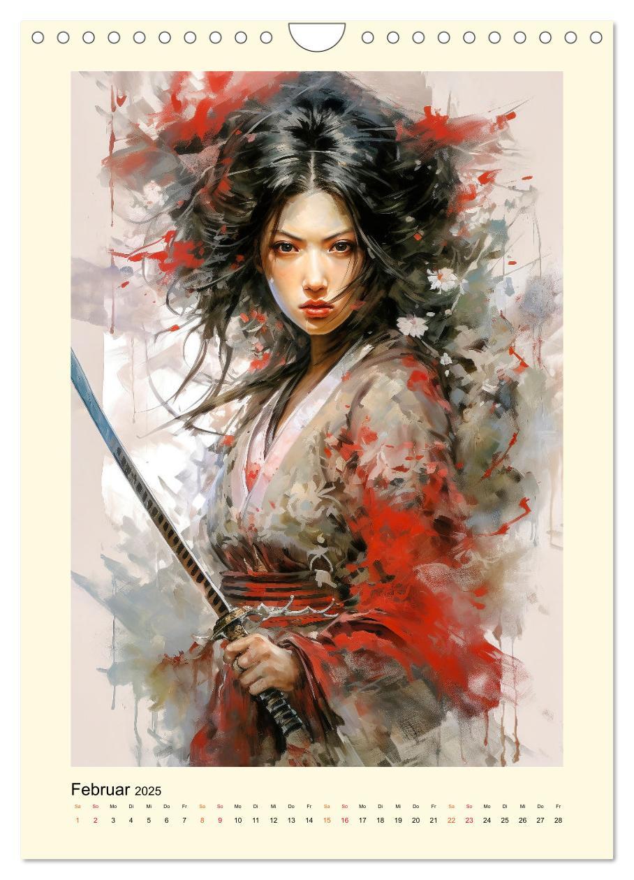 Bild: 9783435844371 | Samurai Amazonen (Wandkalender 2025 DIN A4 hoch), CALVENDO...