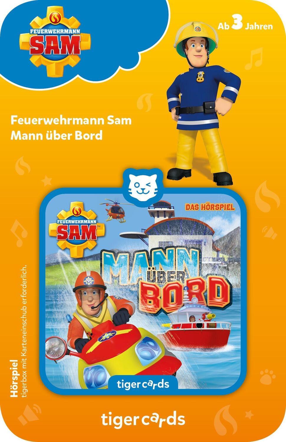 Bild: 4260535480722 | tigercard - Feuerwehrmann Sam - Mann über Bord | Stück | Deutsch