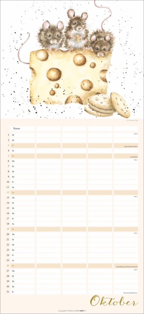 Bild: 9783839901120 | Happy Family Familienplaner 2025 | Hannah Dale | Kalender | 15 S.