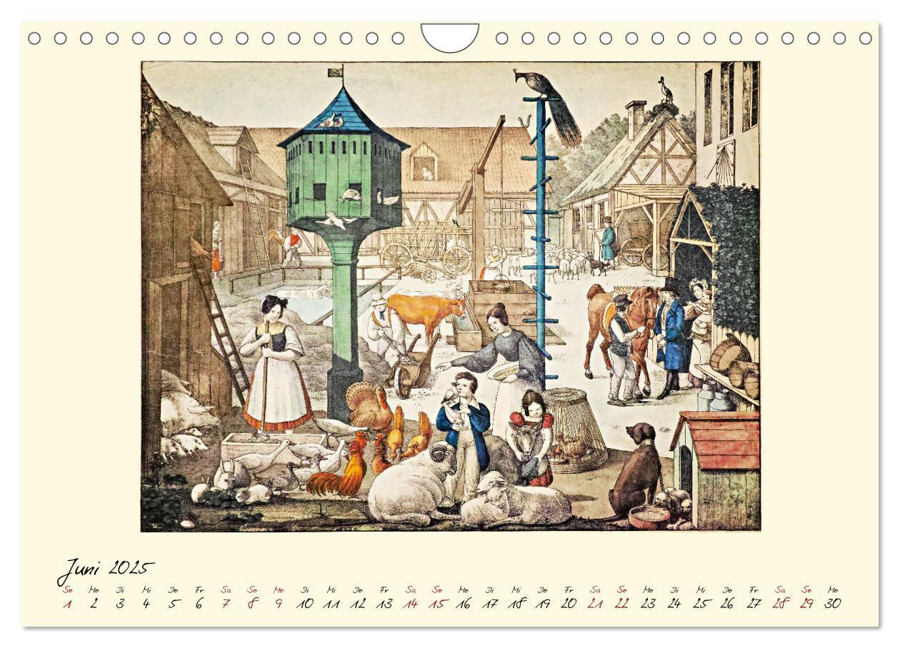 Bild: 9783435248513 | Alltagsleben der Biedermeier-Zeit (Wandkalender 2025 DIN A4 quer),...