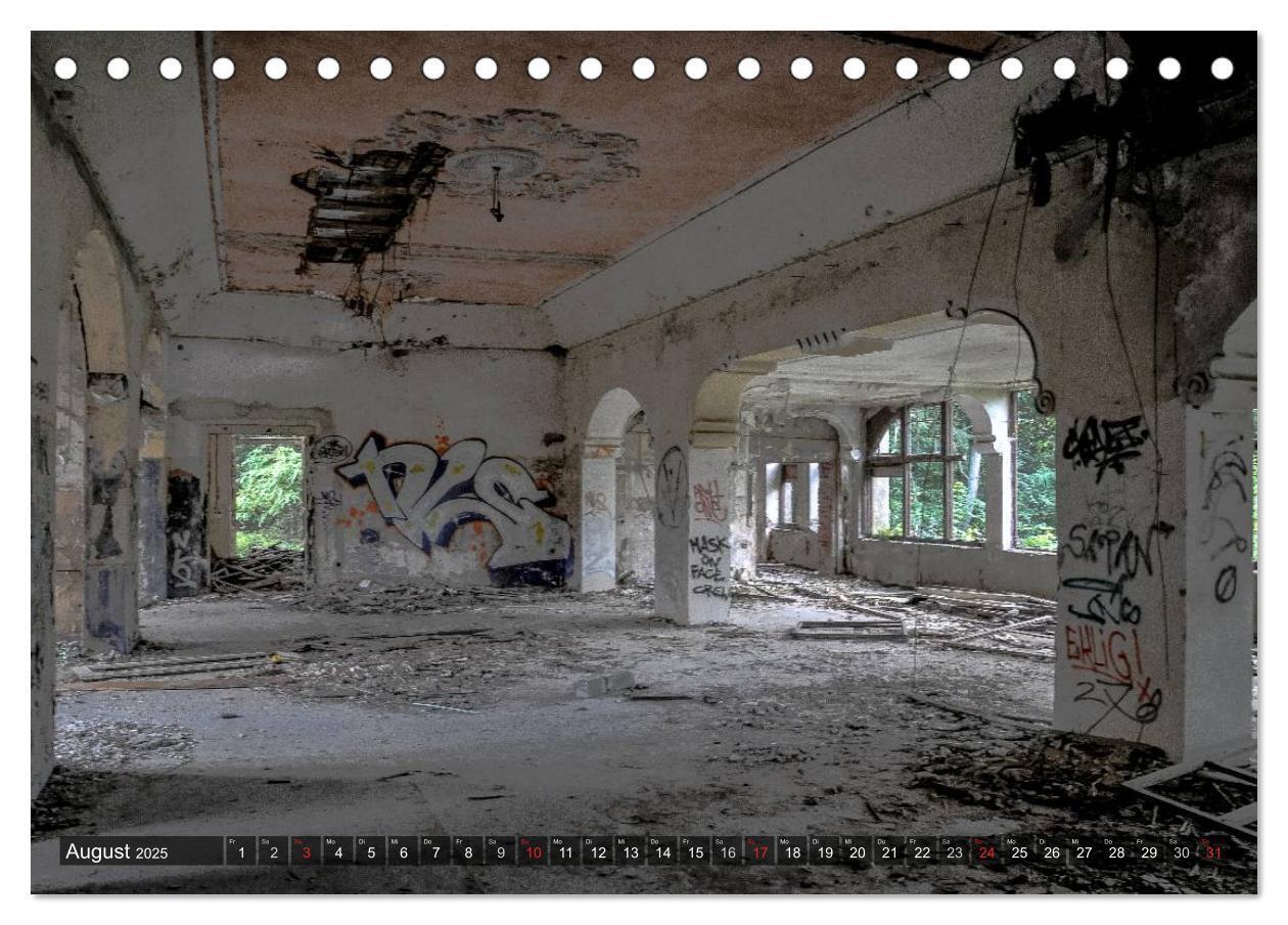 Bild: 9783435798063 | Lost Places in Deutschland 2025 (Tischkalender 2025 DIN A5 quer),...