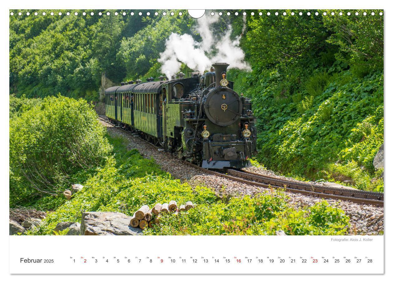 Bild: 9783435427420 | Dampfbahn Furka 2025 (Wandkalender 2025 DIN A3 quer), CALVENDO...