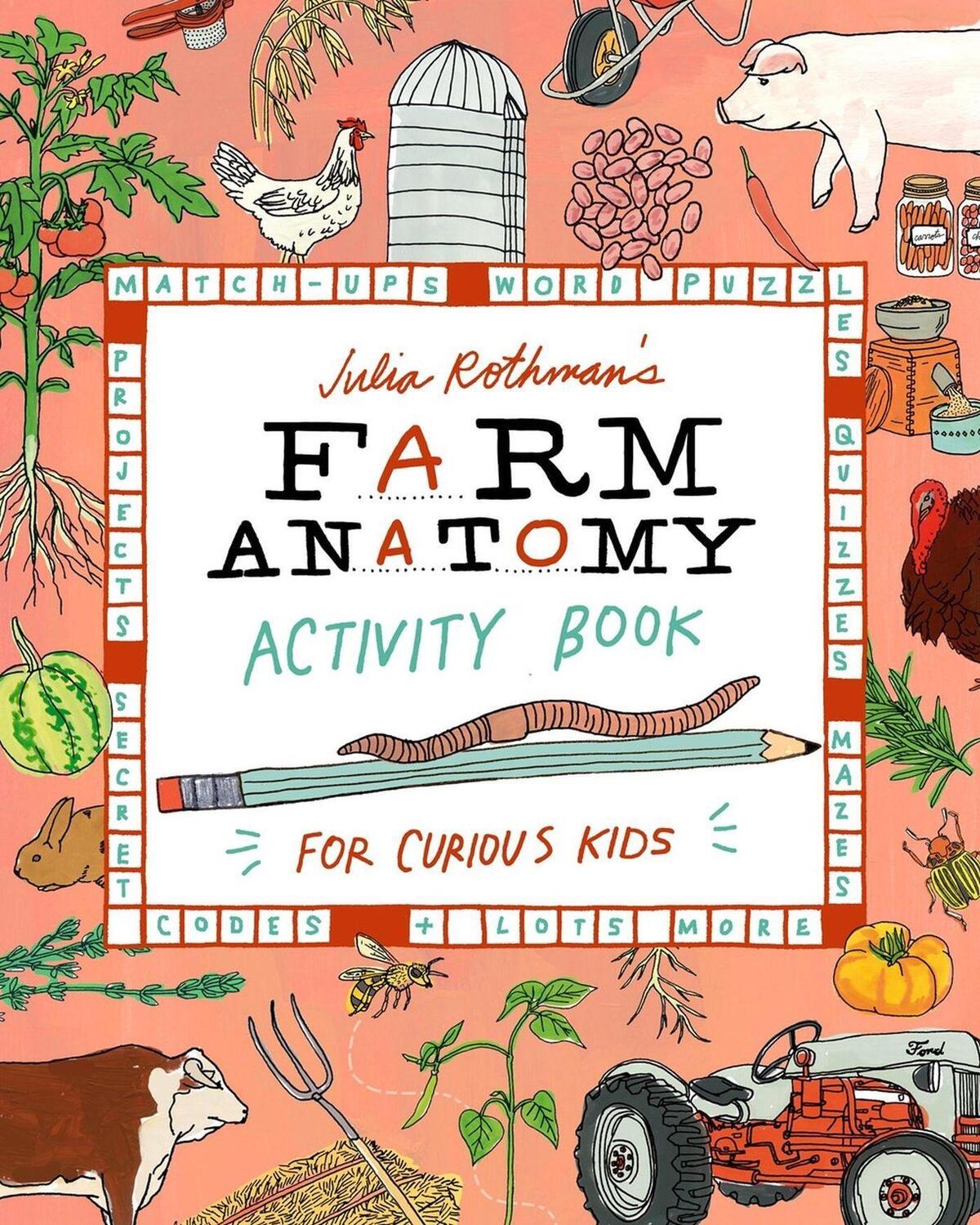 Cover: 9781635868722 | Julia Rothman's Farm Anatomy Activity Book | Julia Rothman | Buch