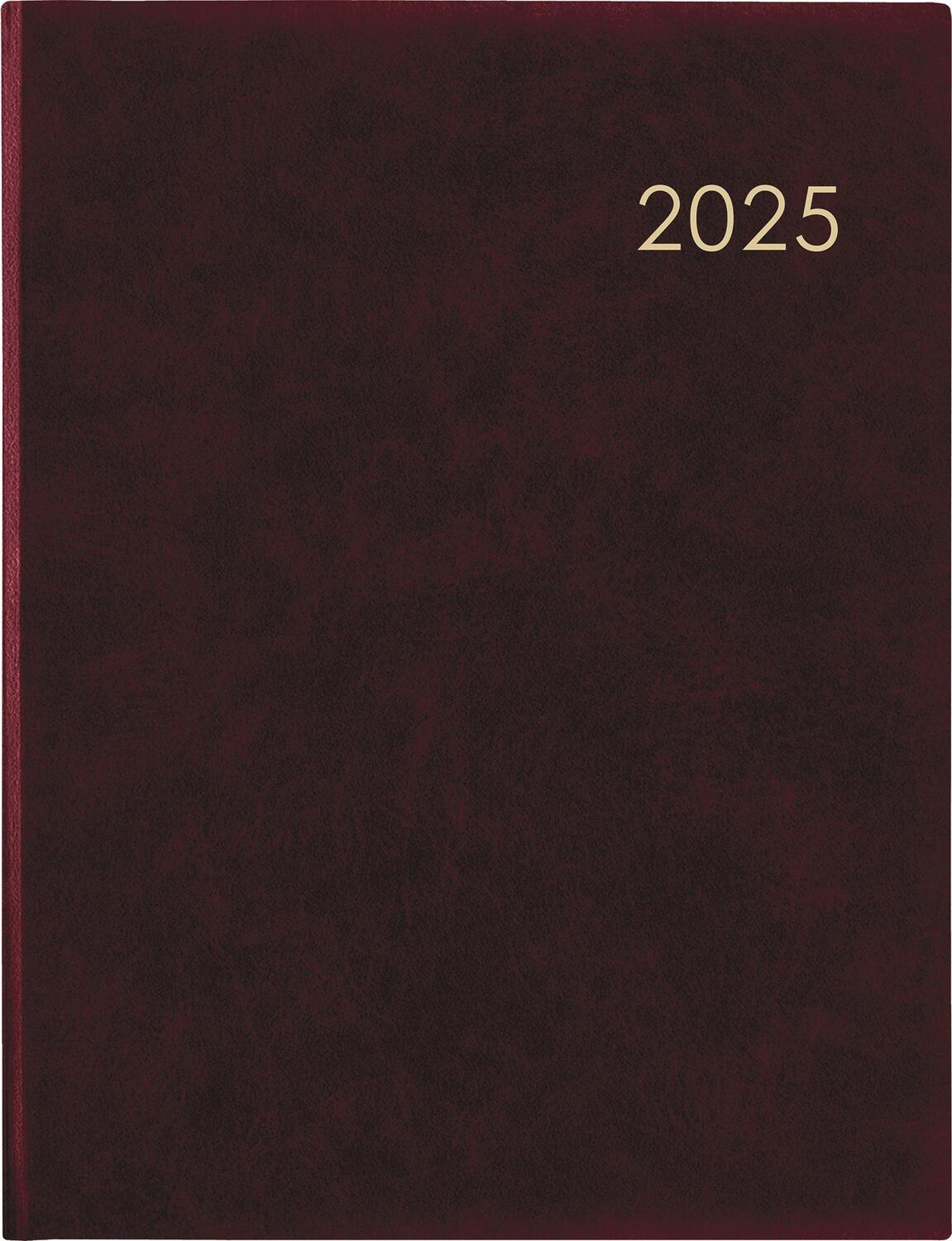 Cover: 4006928024995 | Zettler - Wochenbuch 2025 bordeaux, 21x26,5cm, Taschenplaner mit...