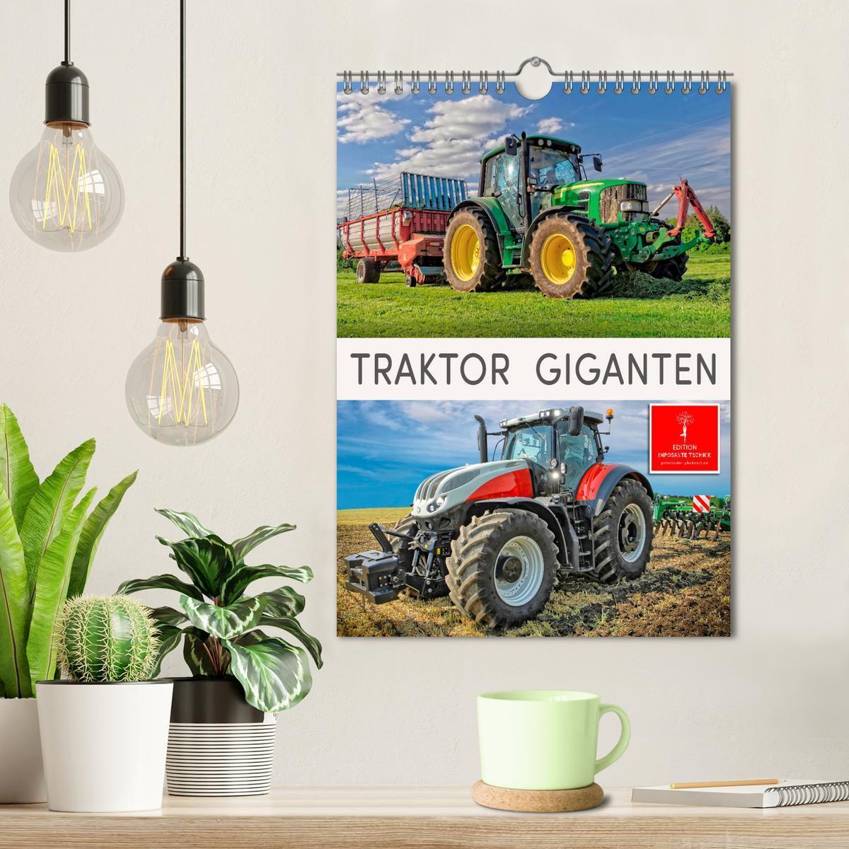 Bild: 9783435903757 | Traktor Giganten (Wandkalender 2025 DIN A4 hoch), CALVENDO...