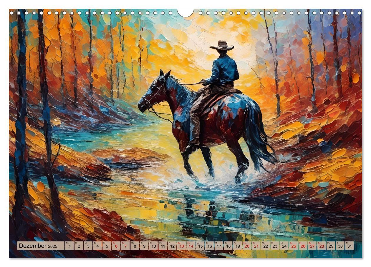 Bild: 9783457158463 | Wild West Moments (Wandkalender 2025 DIN A3 quer), CALVENDO...