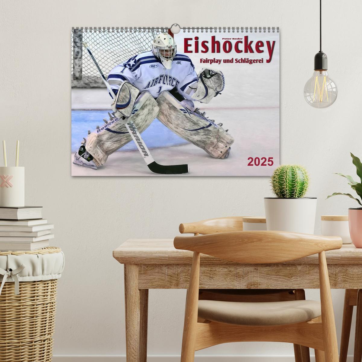 Bild: 9783435482610 | Eishockey - Fairplay und Schlägerei (Wandkalender 2025 DIN A3...