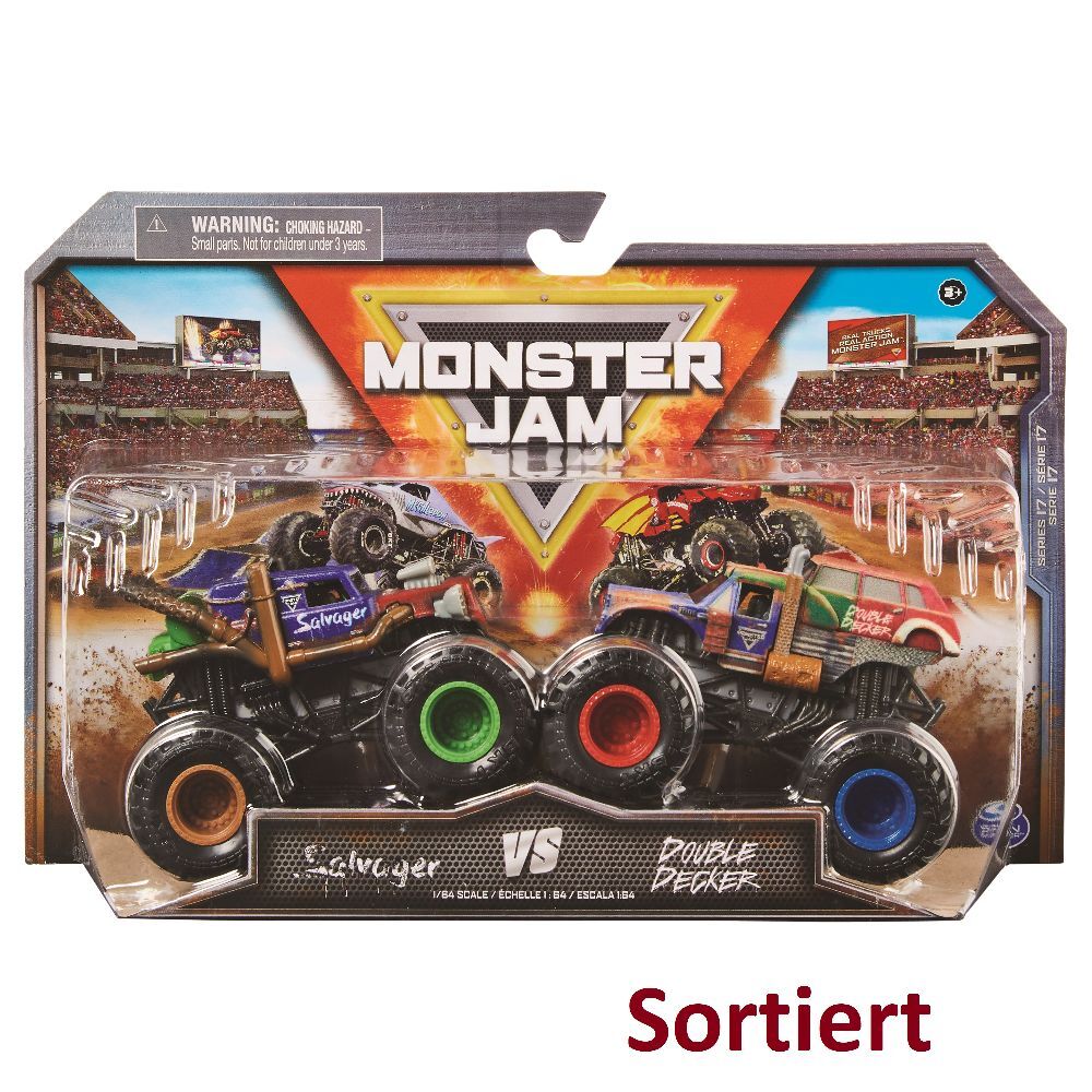 Cover: 778988380574 | MNJ Monster Jam 2-Pack 1:64 | In Kartonage | 38057 | 2022 | Hot Wheels