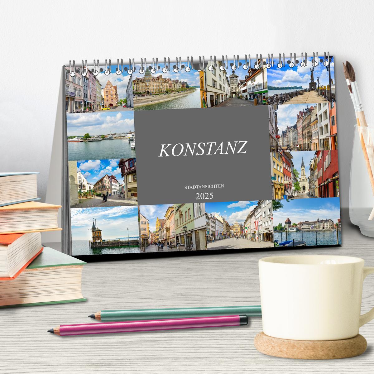 Bild: 9783435071555 | Konstanz Stadtansichten (Tischkalender 2025 DIN A5 quer), CALVENDO...