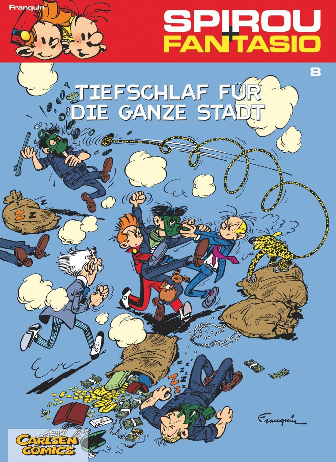 Cover: 9783551772084 | Spirou und Fantasio 08. Tiefschlaf für die ganze Stadt | Franquin