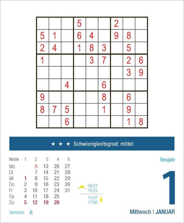 Bild: 9783731877370 | Sudoku 2025 | Verlag Korsch | Kalender | 328 S. | Deutsch | 2025