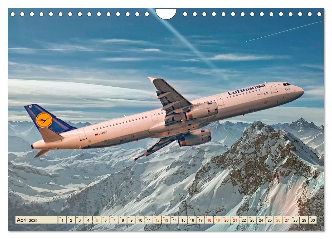 Bild: 9783383964039 | Flugzeuge - ab in den Urlaub (Wandkalender 2025 DIN A4 quer),...