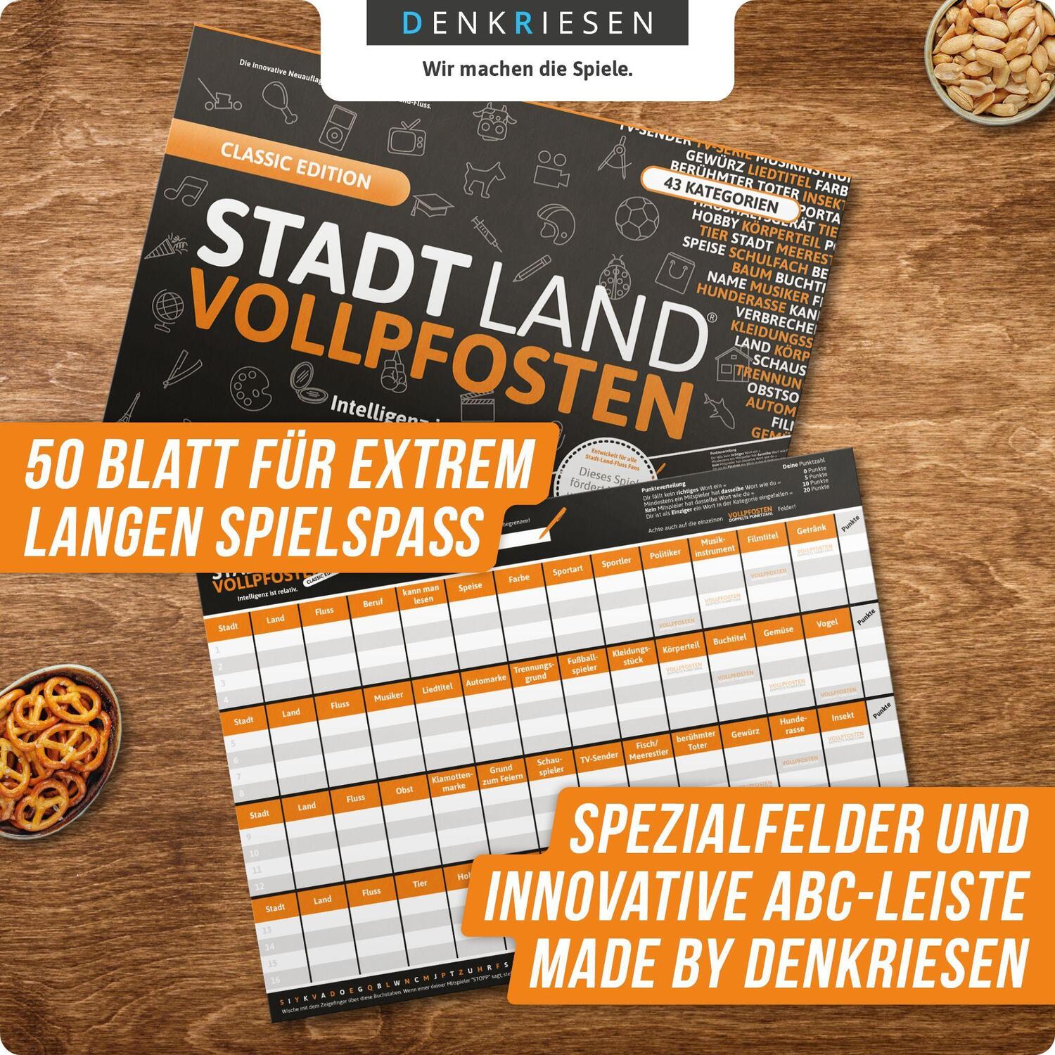 Bild: 658551408082 | STADT LAND VOLLPFOSTEN® - CLASSIC EDITION - "Intelligenz ist relativ"