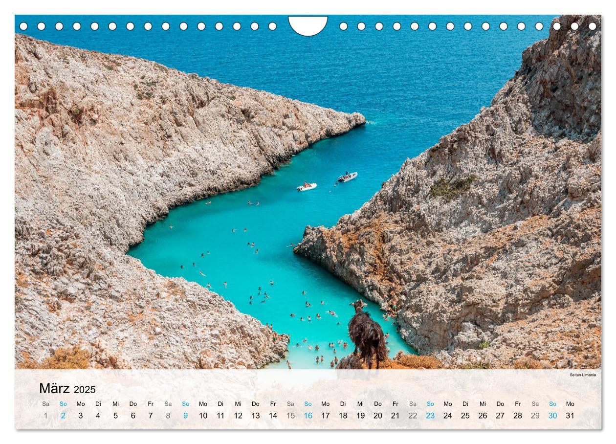 Bild: 9783383997396 | Kreta - Die Highlights der Insel (Wandkalender 2025 DIN A4 quer),...