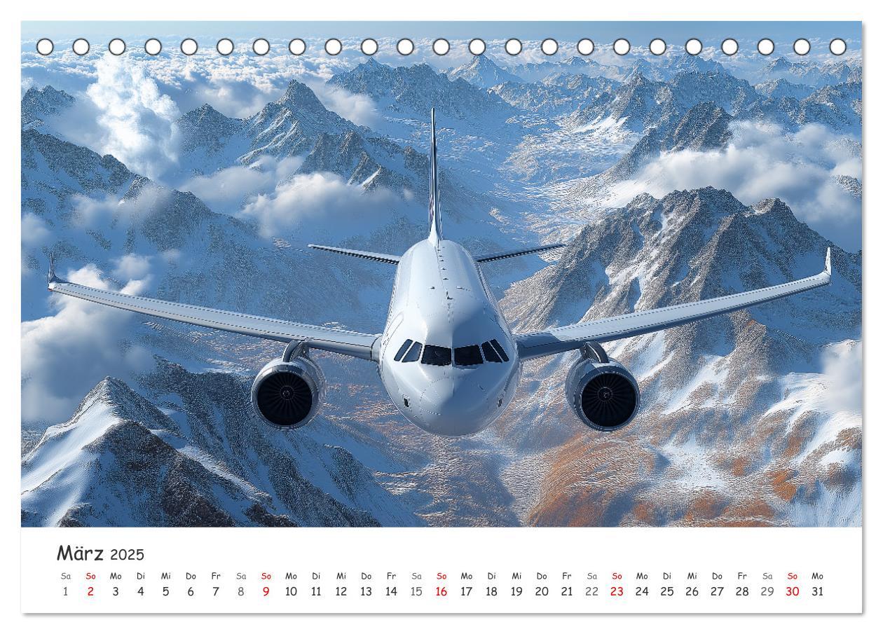 Bild: 9783457214077 | Flugzeugkalender - Die schönsten Passagiermaschinen (Tischkalender...