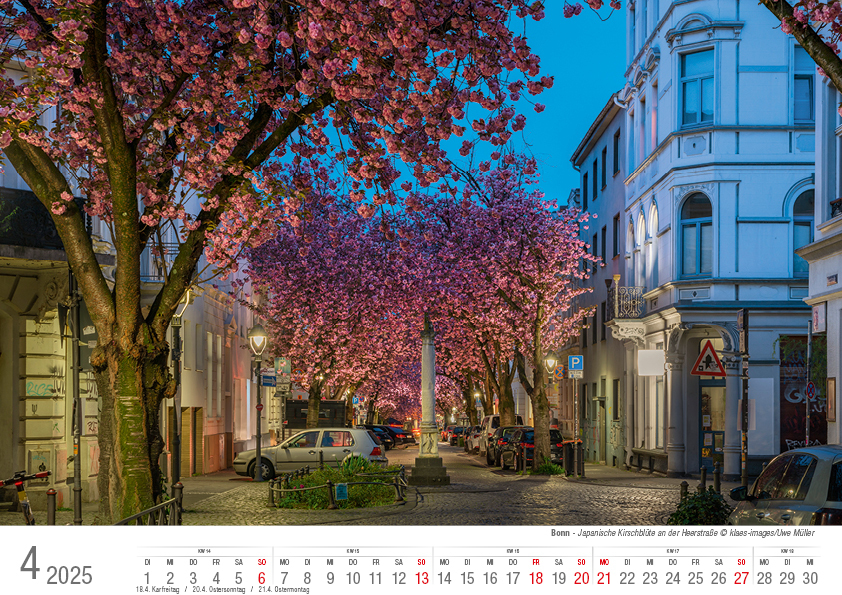 Bild: 9783965352131 | Bonn 2025 Bildkalender A4 quer, spiralgebunden | Holger Klaes | 2025