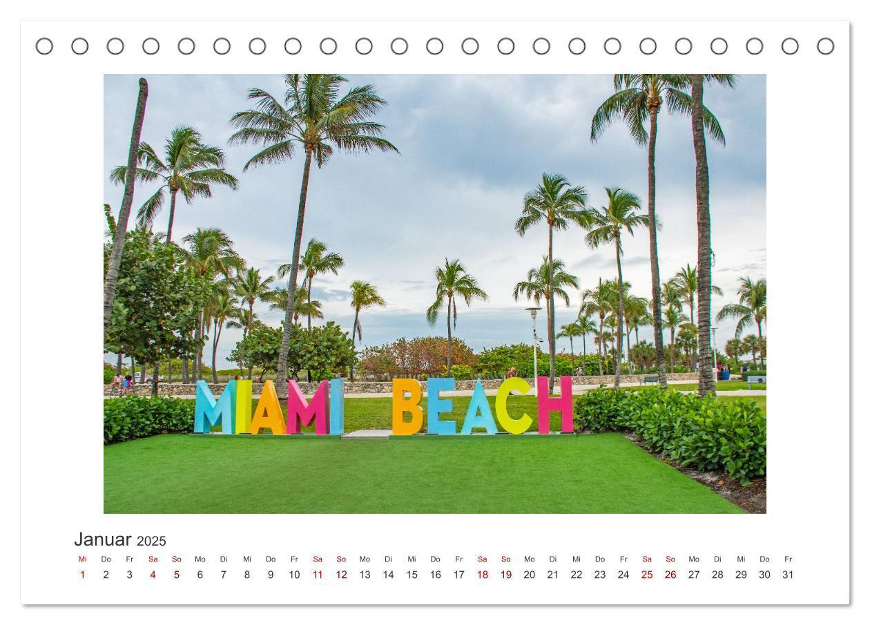 Bild: 9783457152690 | Miami - pulsierende Metropole (Tischkalender 2025 DIN A5 quer),...