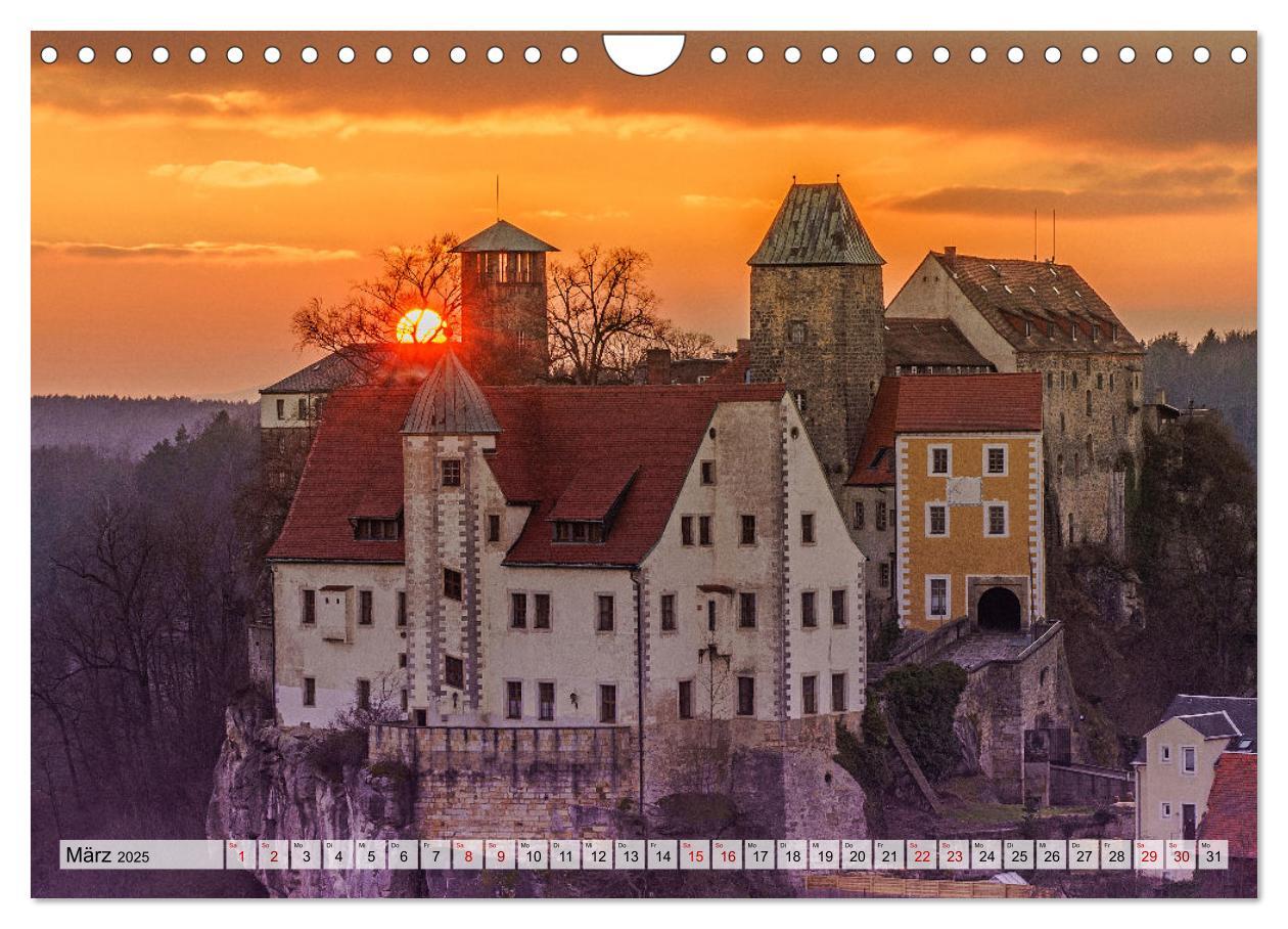 Bild: 9783435029433 | Die Burg Hohnstein im Wandel der Jahreszeiten (Wandkalender 2025...