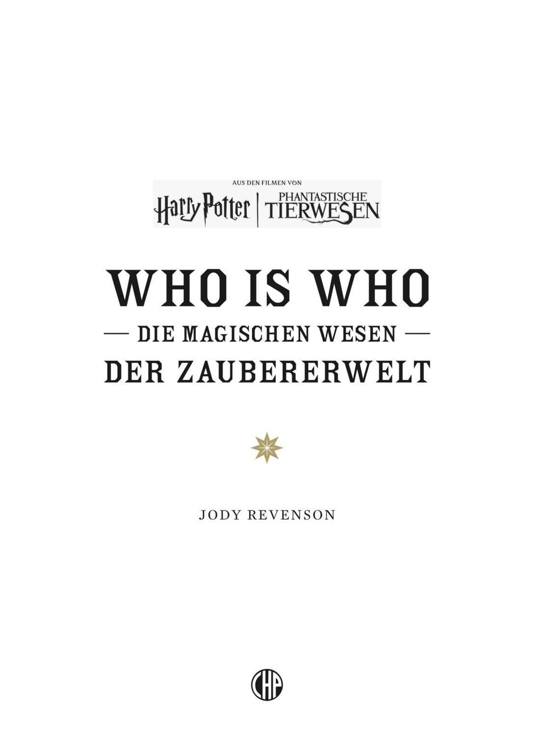 Bild: 9783845520360 | Aus den Filmen von Harry Potter und Phantastische Tierwesen: WHO IS...