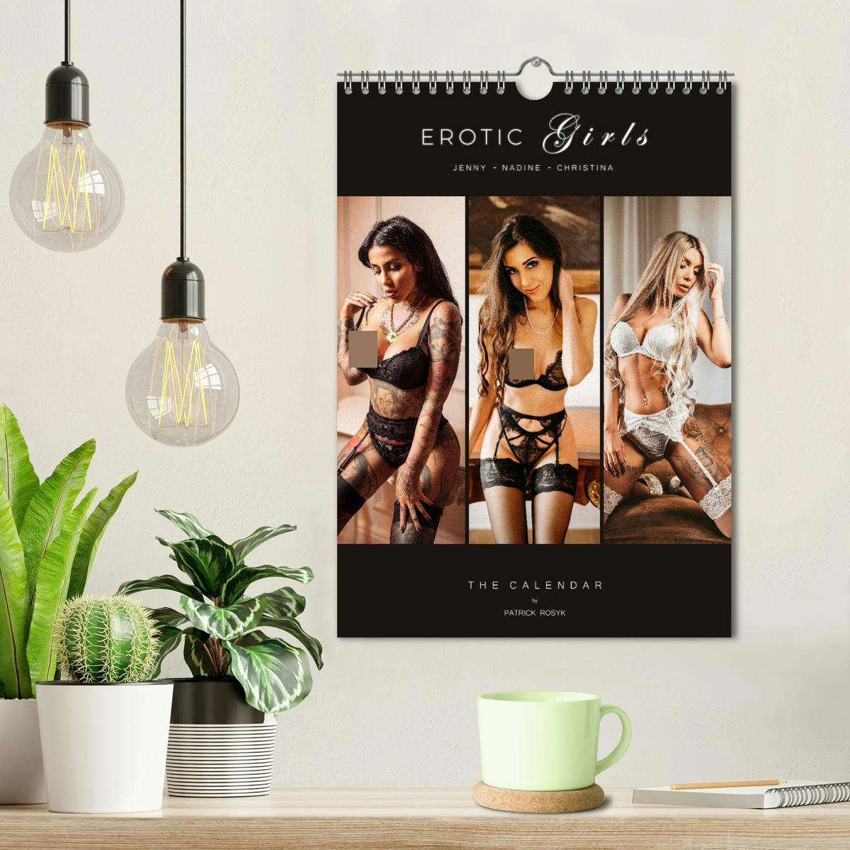 Bild: 9783435843275 | Erotic Girls - Jenny Nadine Christina (Wandkalender 2025 DIN A4...