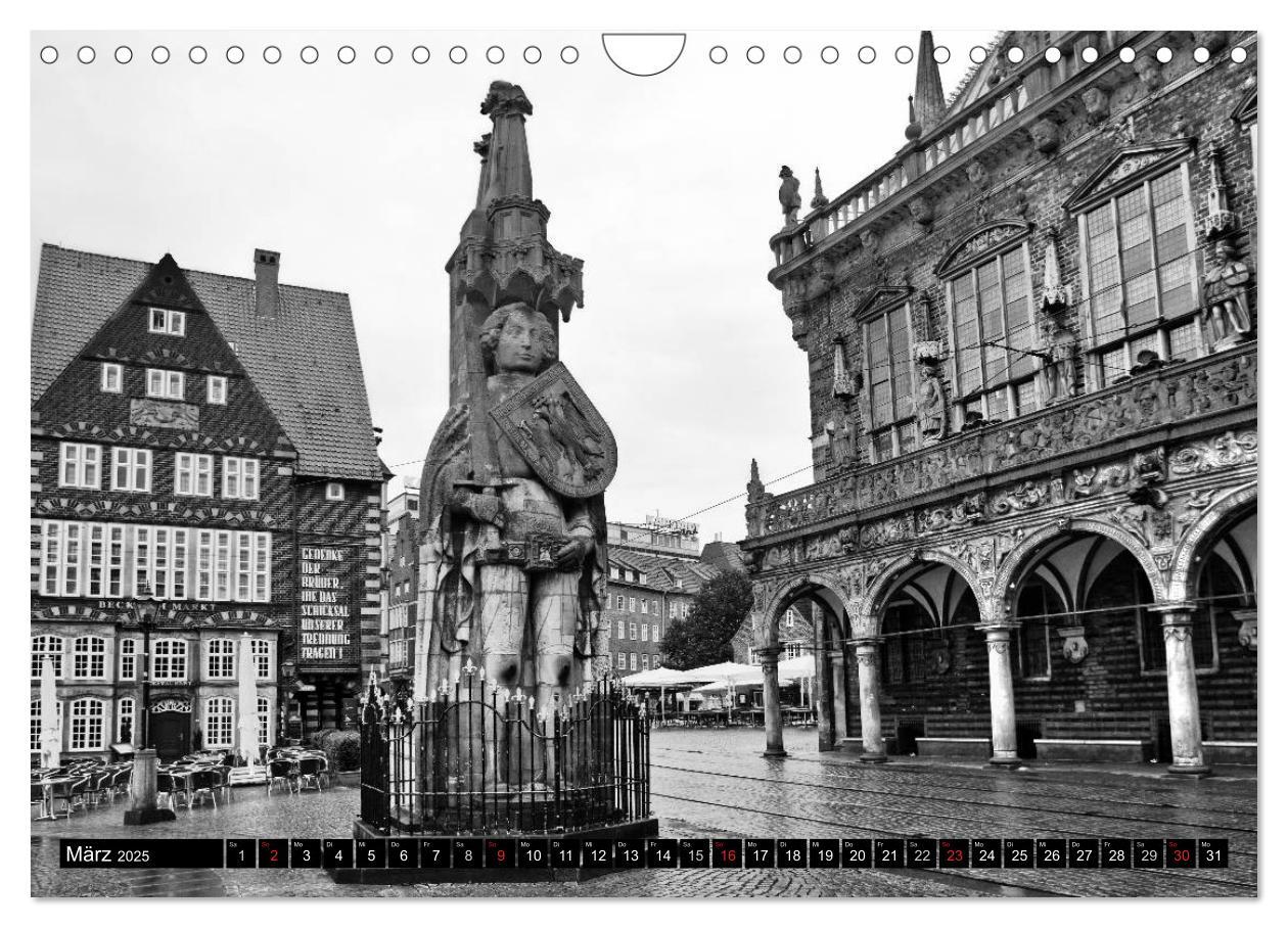 Bild: 9783435588862 | Historisches Bremen (Wandkalender 2025 DIN A4 quer), CALVENDO...