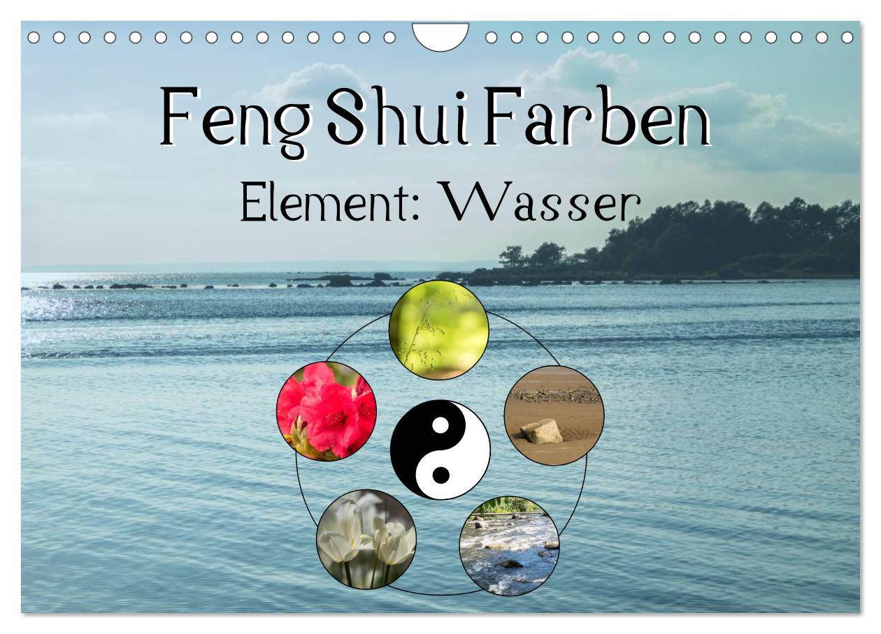 Cover: 9783435459711 | Feng Shui Farben - Element Wasser (Wandkalender 2025 DIN A4 quer),...