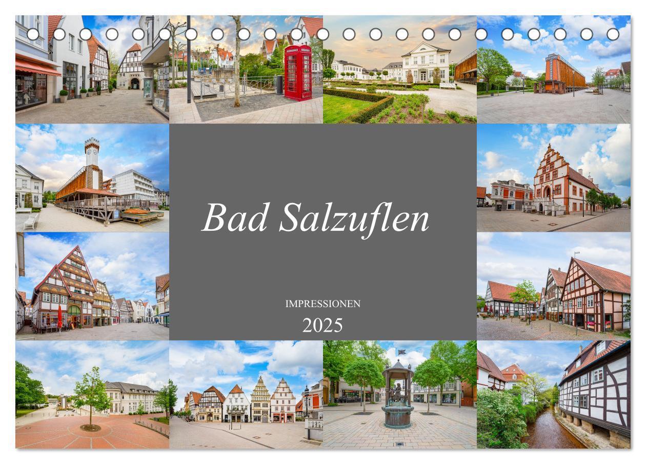 Cover: 9783435053292 | Bad Salzuflen Impressionen (Tischkalender 2025 DIN A5 quer),...