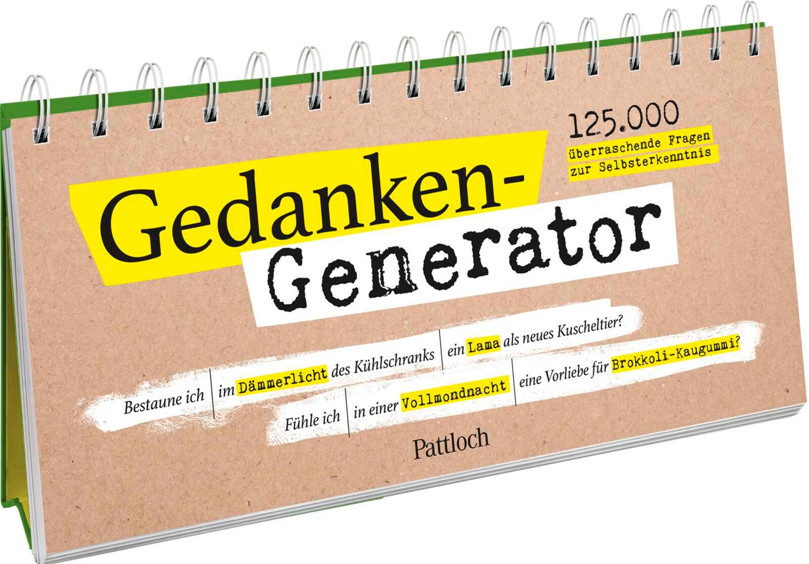 Cover: 9783629013231 | Gedanken-Generator | Pattloch Verlag | Taschenbuch | 92 S. | Deutsch