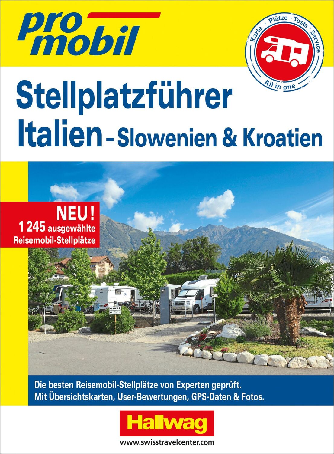 Cover: 9783905755961 | Stellplatz-Atlas Italien 2020/2021 Promobil | Hallwag Kümmerly+Frey AG