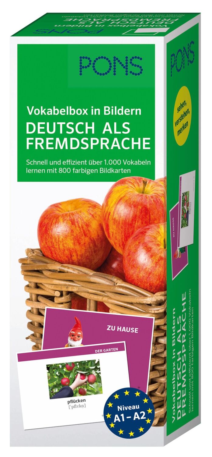 Cover: 9783125621541 | PONS Vokabelbox in Bildern Deutsch als Fremdsprache | Taschenbuch