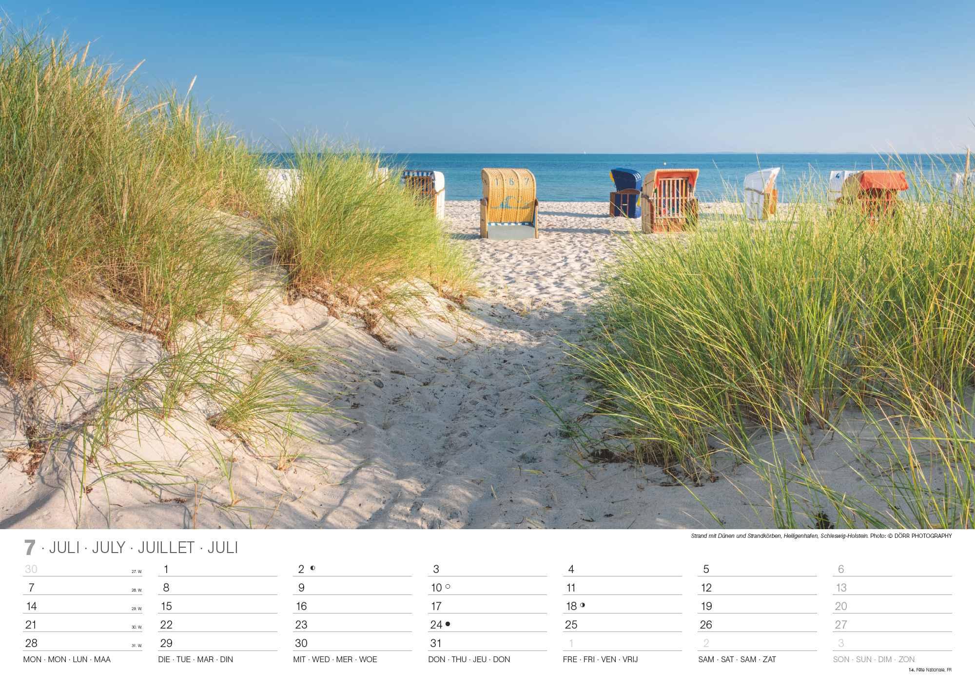 Bild: 4002725994264 | Malerische Ostseeküste 2025 - Wand-Kalender - 42x29,7 - Meer | Neumann