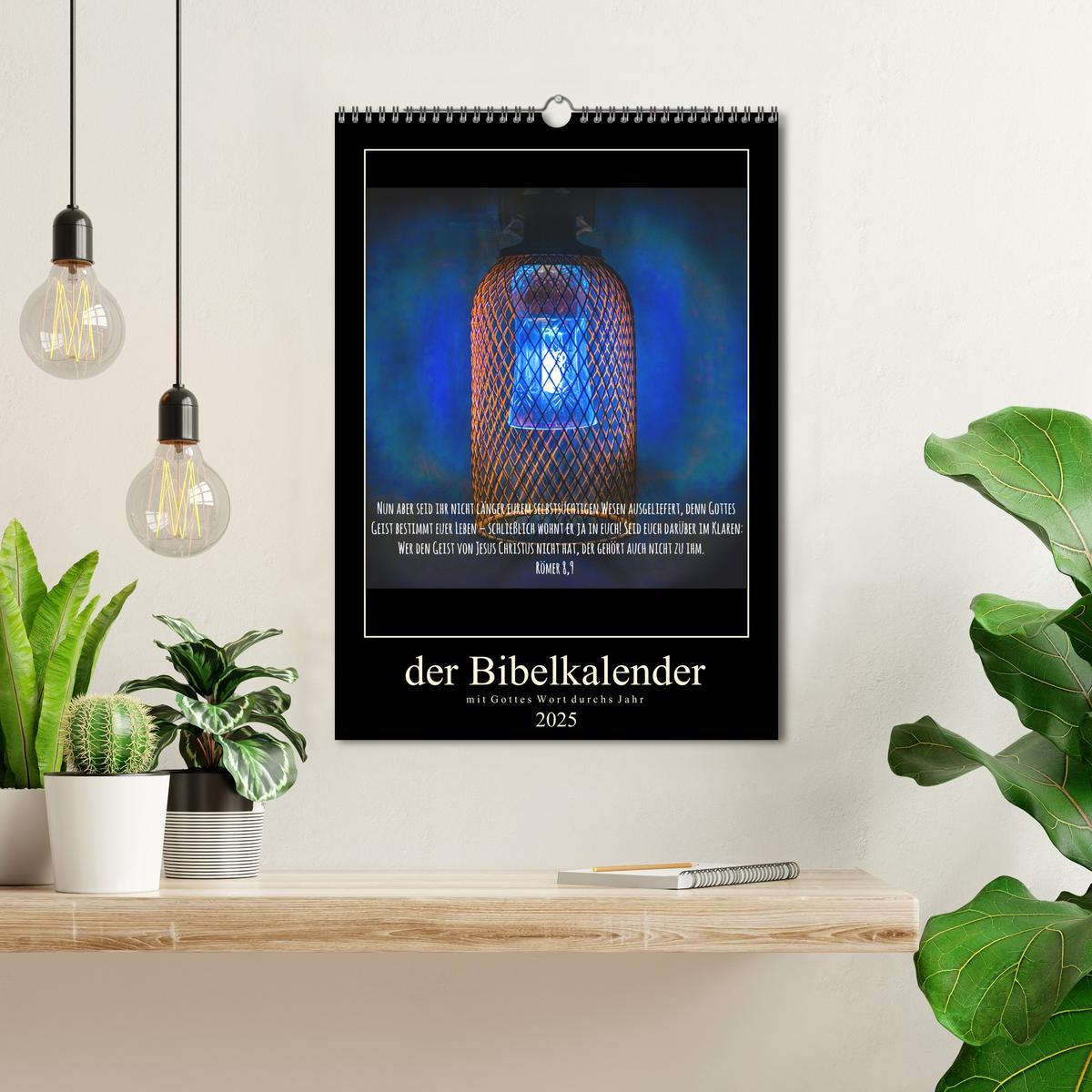 Bild: 9783435933297 | Der Bibelkalender - mit Gottes Wort durchs Jahr (Wandkalender 2025...