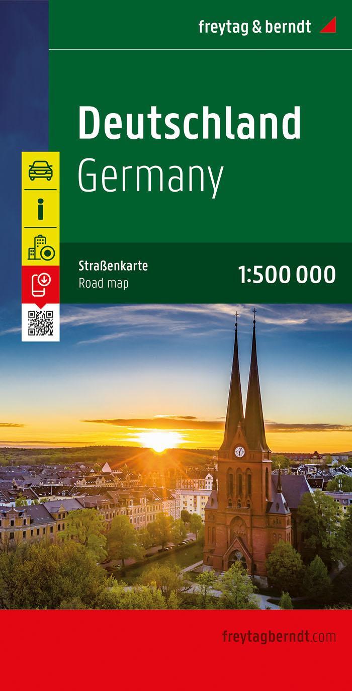 Cover: 9783850848596 | Deutschland, Straßenkarte 1:500.000, freytag &amp; berndt | KG | Deutsch