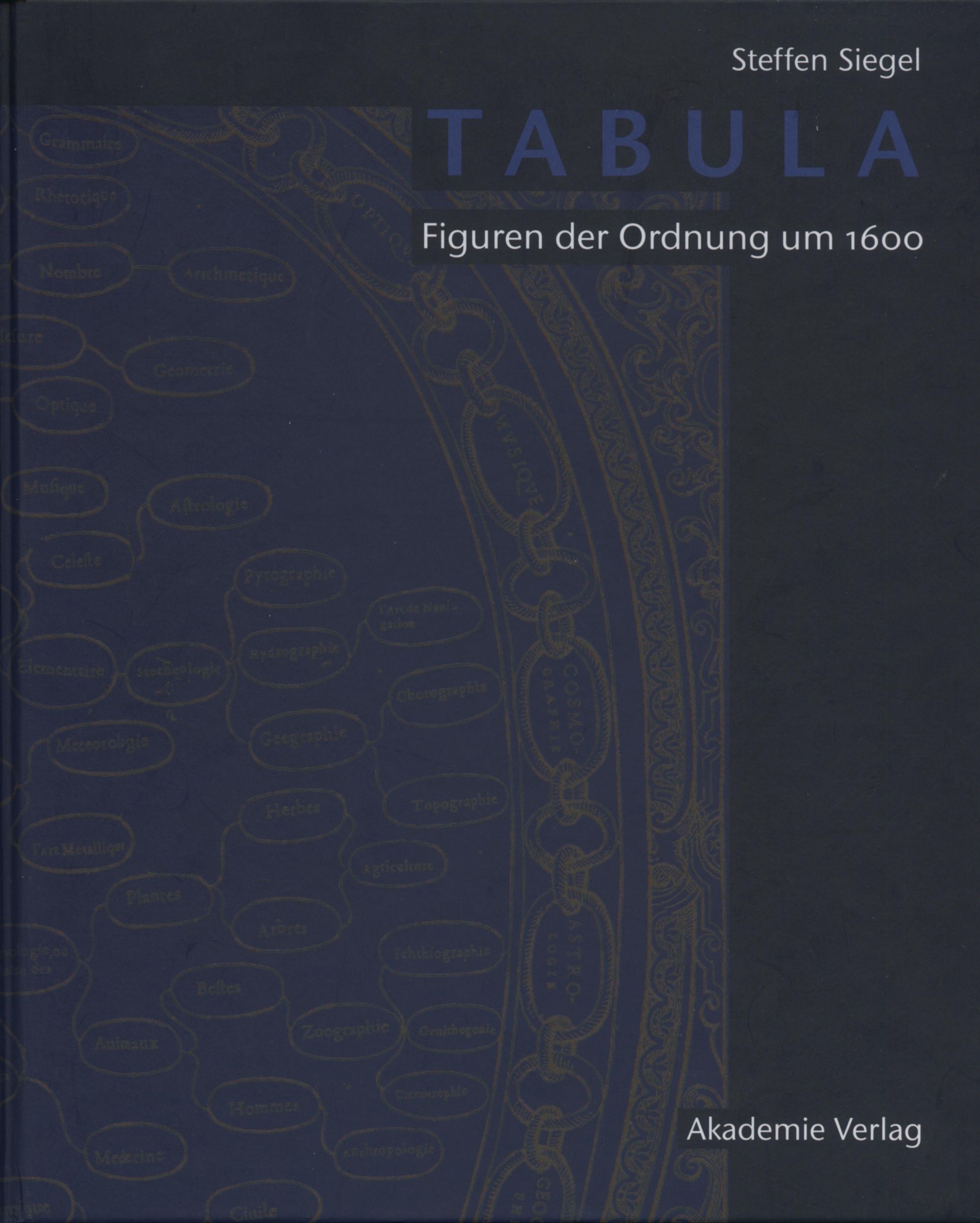 Cover: 9783050045634 | Tabula | Figuren der Ordnung um 1600 | Steffen Siegel | Buch | 213 S.