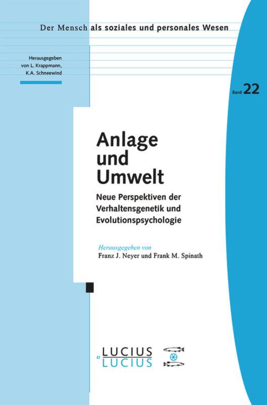 Cover: 9783828204348 | Anlage und Umwelt | Frank M. Spinath (u. a.) | Taschenbuch | Deutsch