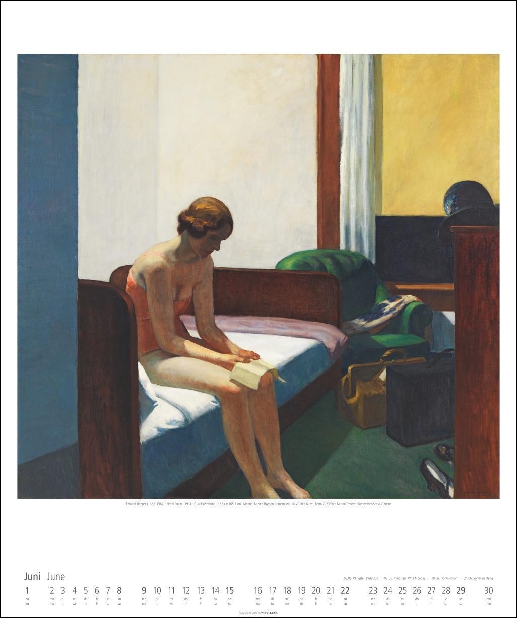 Bild: 9783839900154 | Edward Hopper Kalender 2025 | Kalender | Spiralbindung | 14 S. | 2025