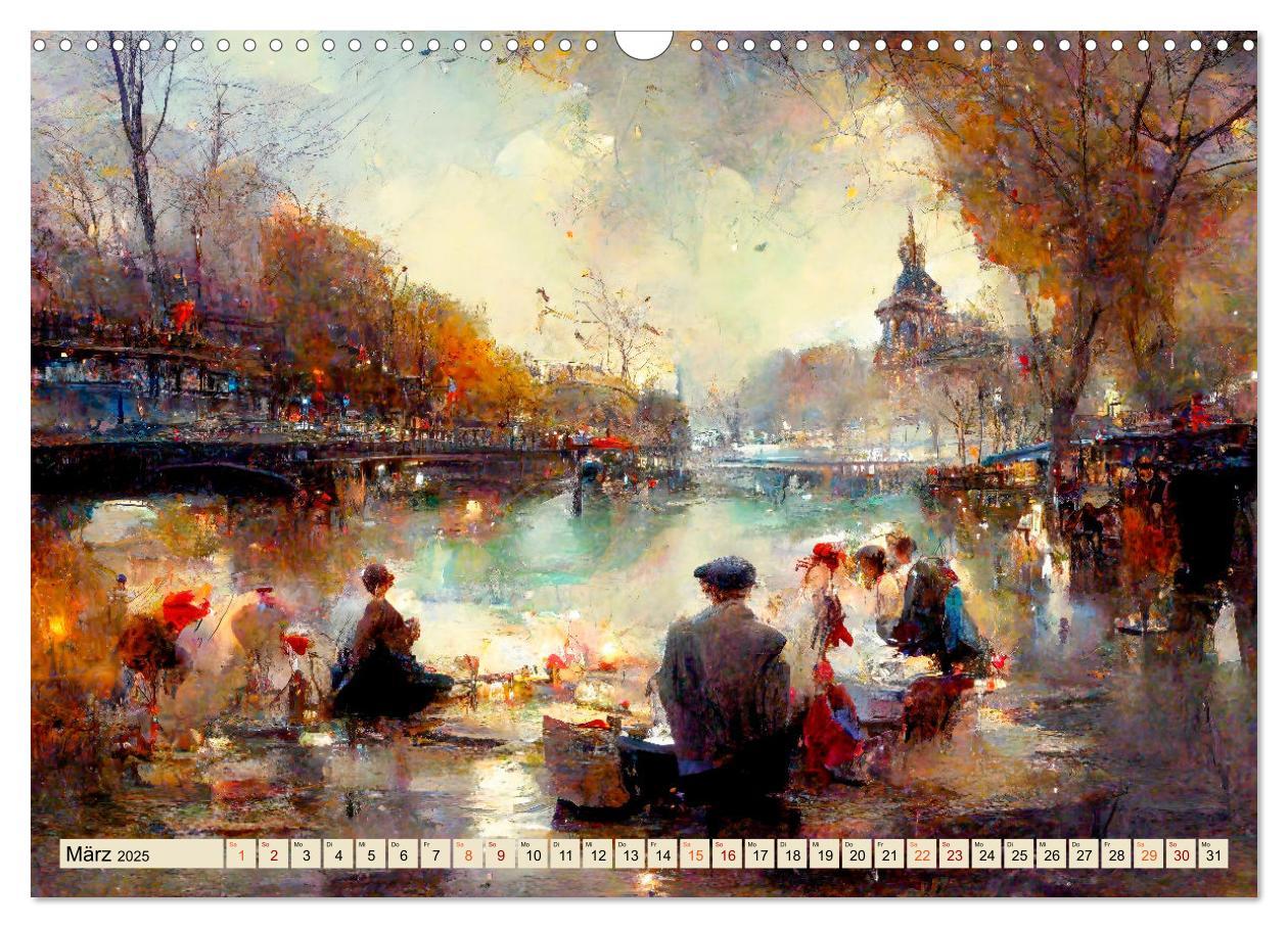 Bild: 9783383915857 | Paris - impressionistische Eindrücke (Wandkalender 2025 DIN A3...