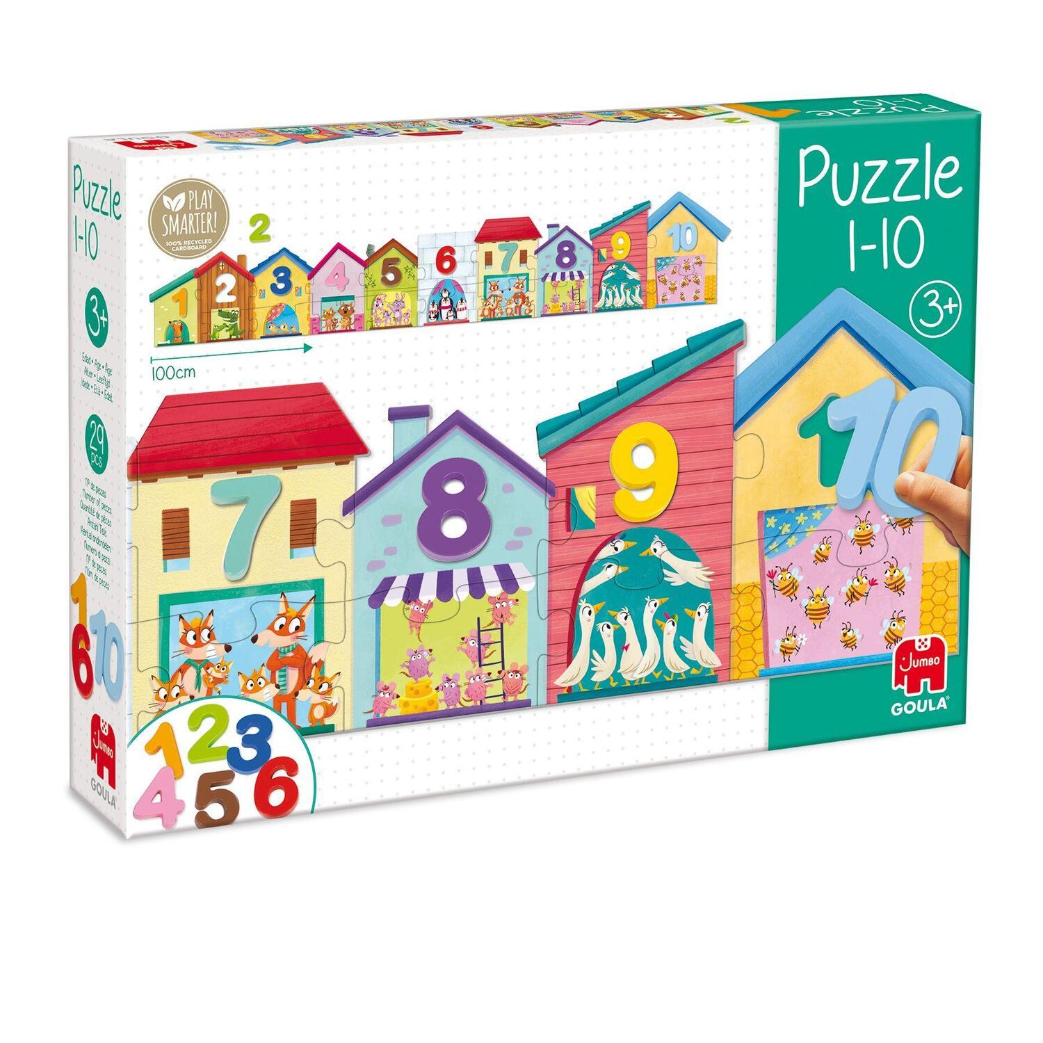 Bild: 8410446552605 | GOULA 1-10 Puzzle | Spiel | Deutsch | 2022 | Jumbo Spiele GmbH