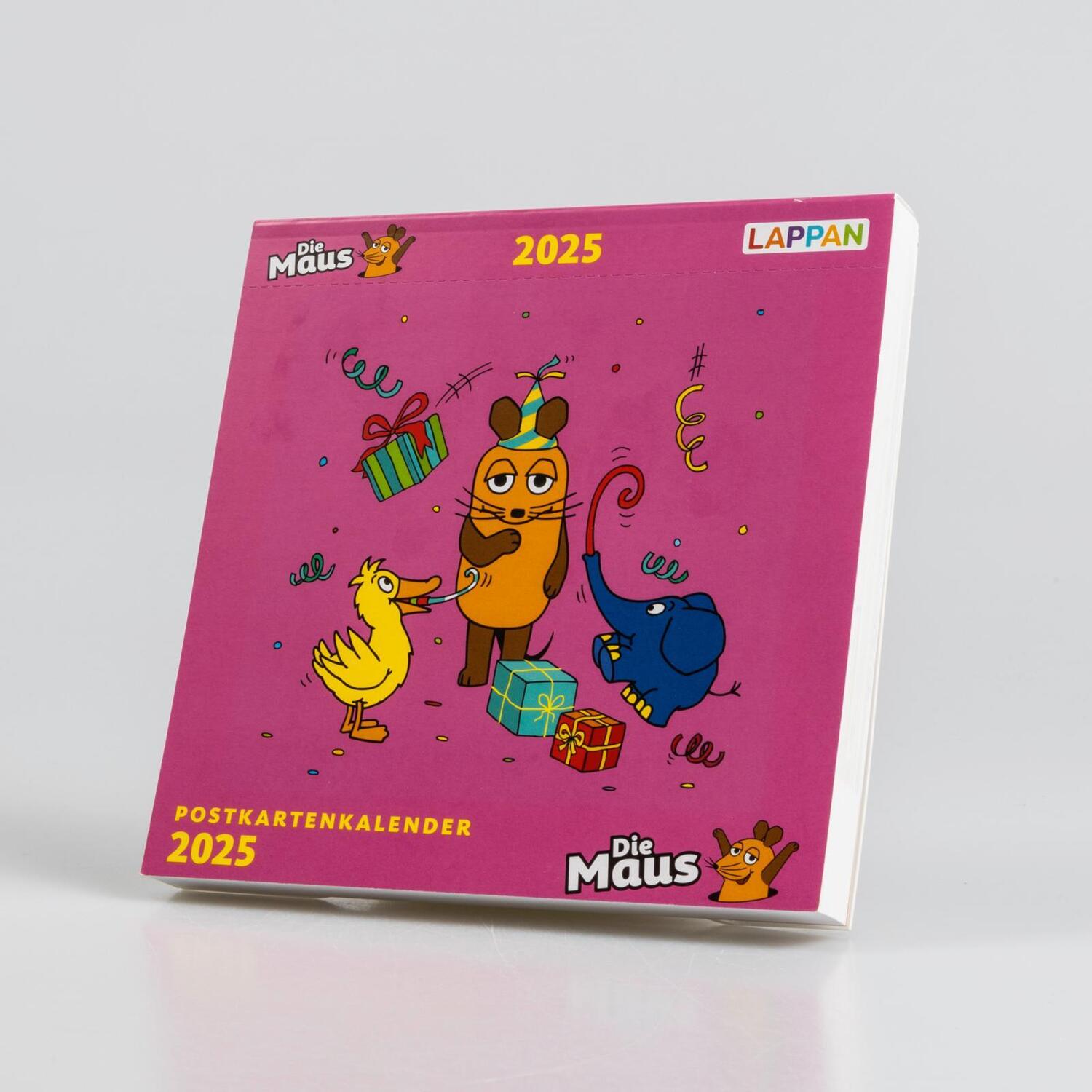 Bild: 9783830320449 | Der Kalender mit der Maus - Postkartenkalender 2025 | Lappan Verlag